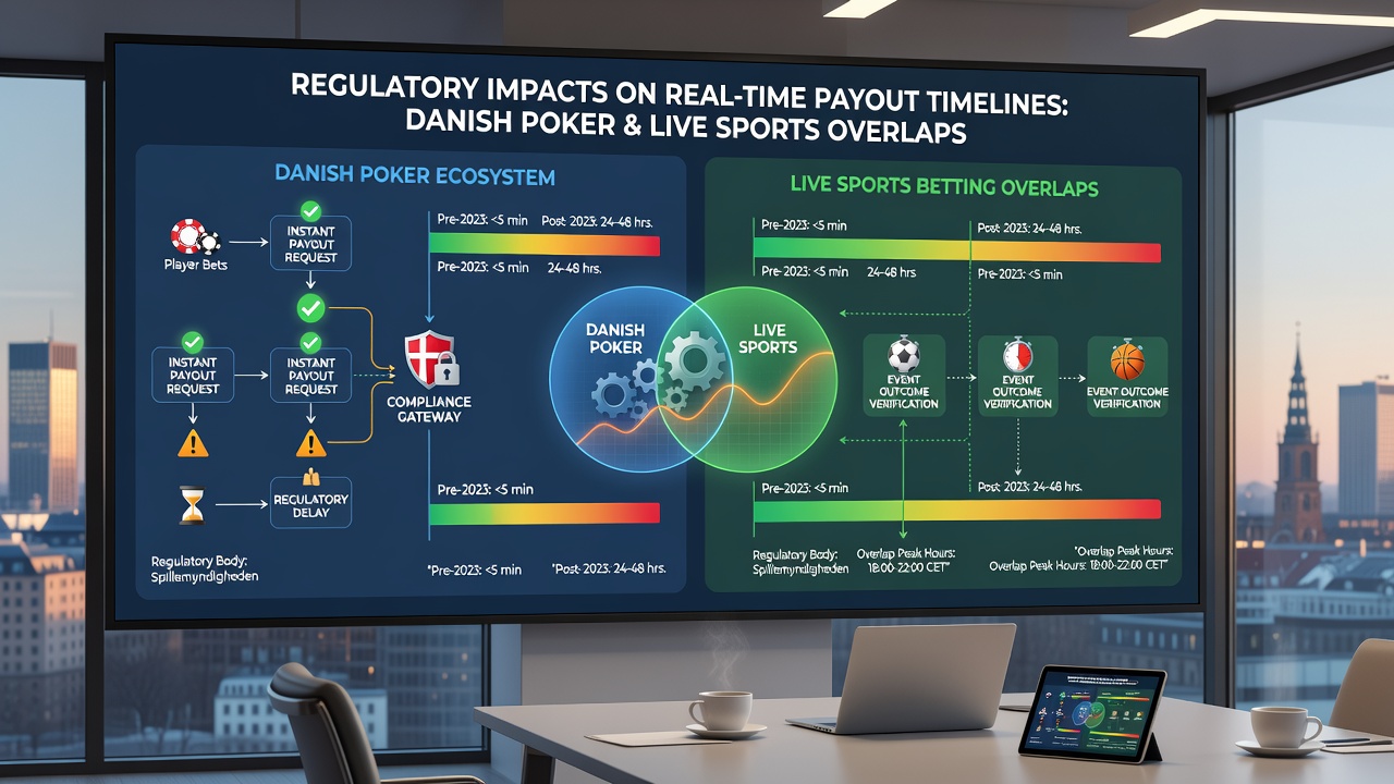 Graf over udbetalingstider i dansk poker og sportsbetting